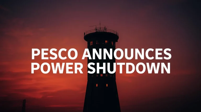 PESCO Announces Power Shutdown