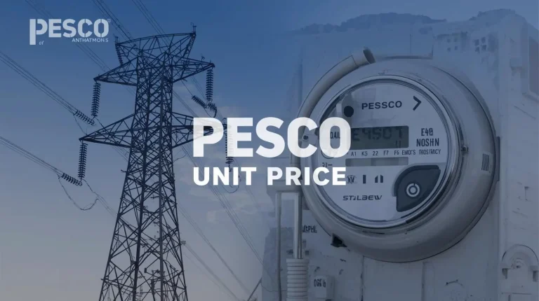 Monthly Rate Overview on PESCO Unit Price 2025