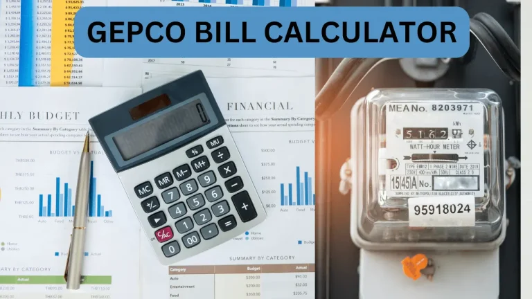 GEPCO Bill Calculator 2025