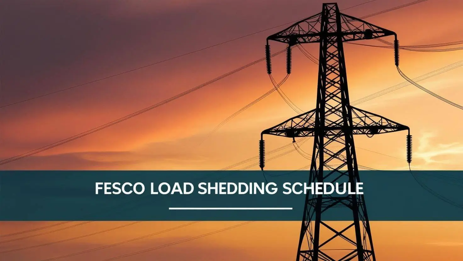 FESCO Load Shedding Schedule 2025