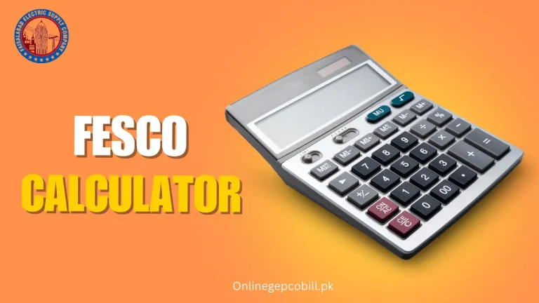 FESCO Bill Calculator 2025