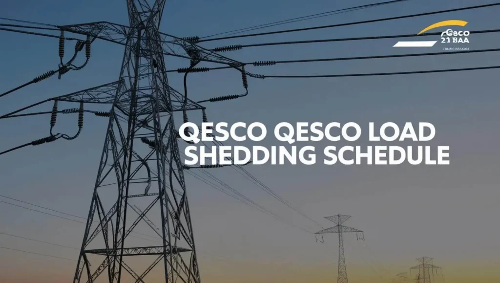 QESCO Load Shedding Schedule 2025 & Tips for Managing Power Outages