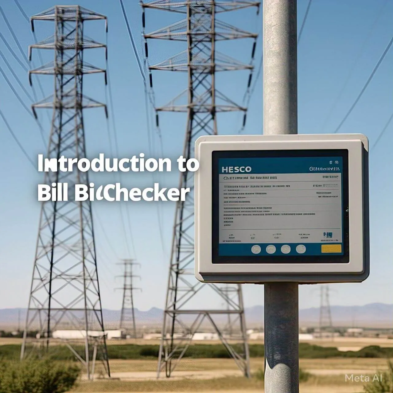 Introduction to HESCO Online Bill Checker