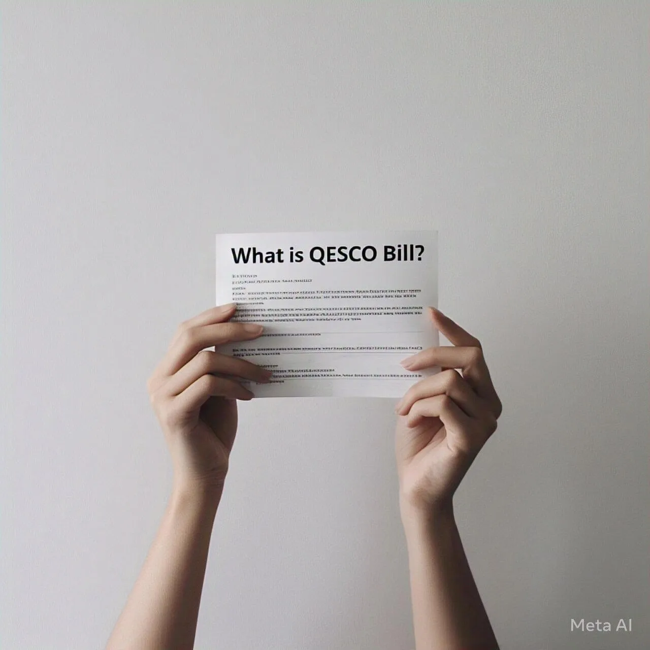 What is QESCO MIS Bill?