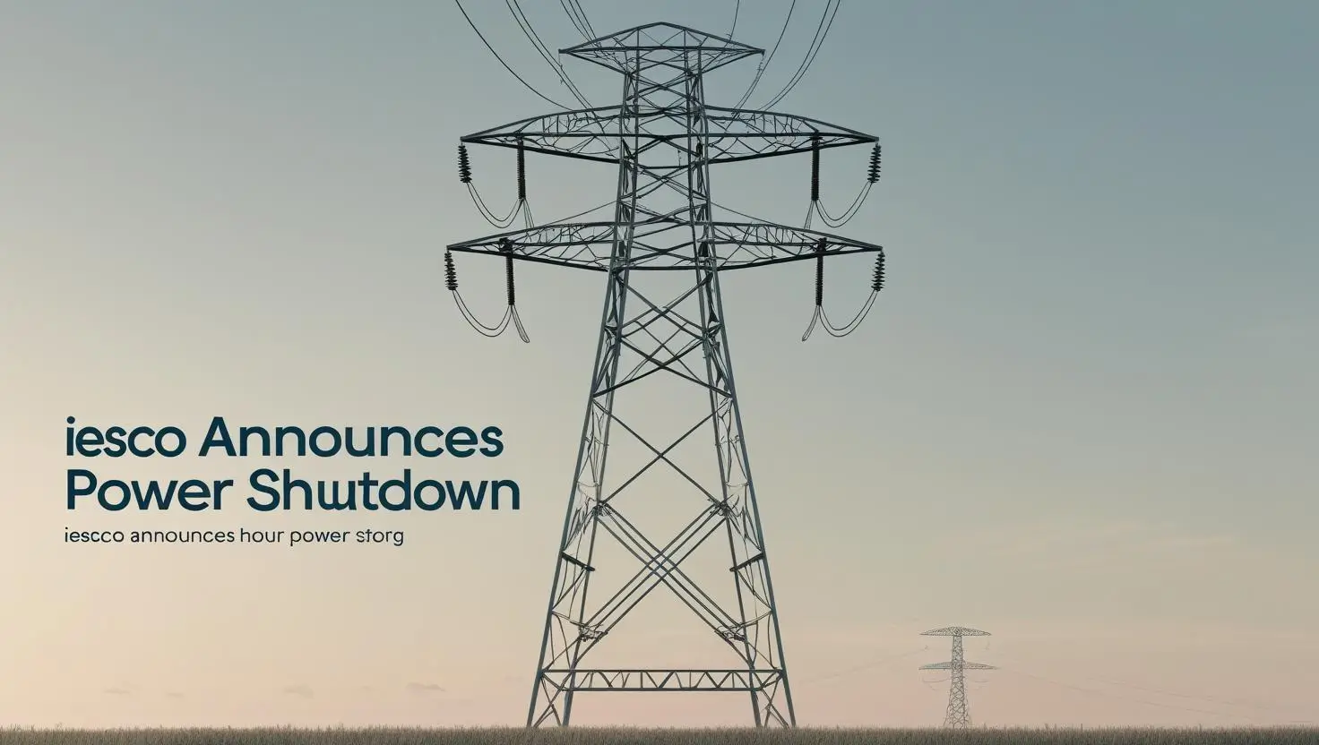 IESCO Announces Power Shutdown 2025