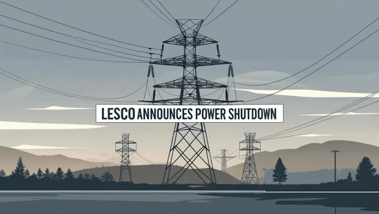 LESCO Announces Power Shutdown 2025