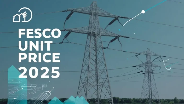 Monthly Rate Overview on FESCO Unit Price 2025