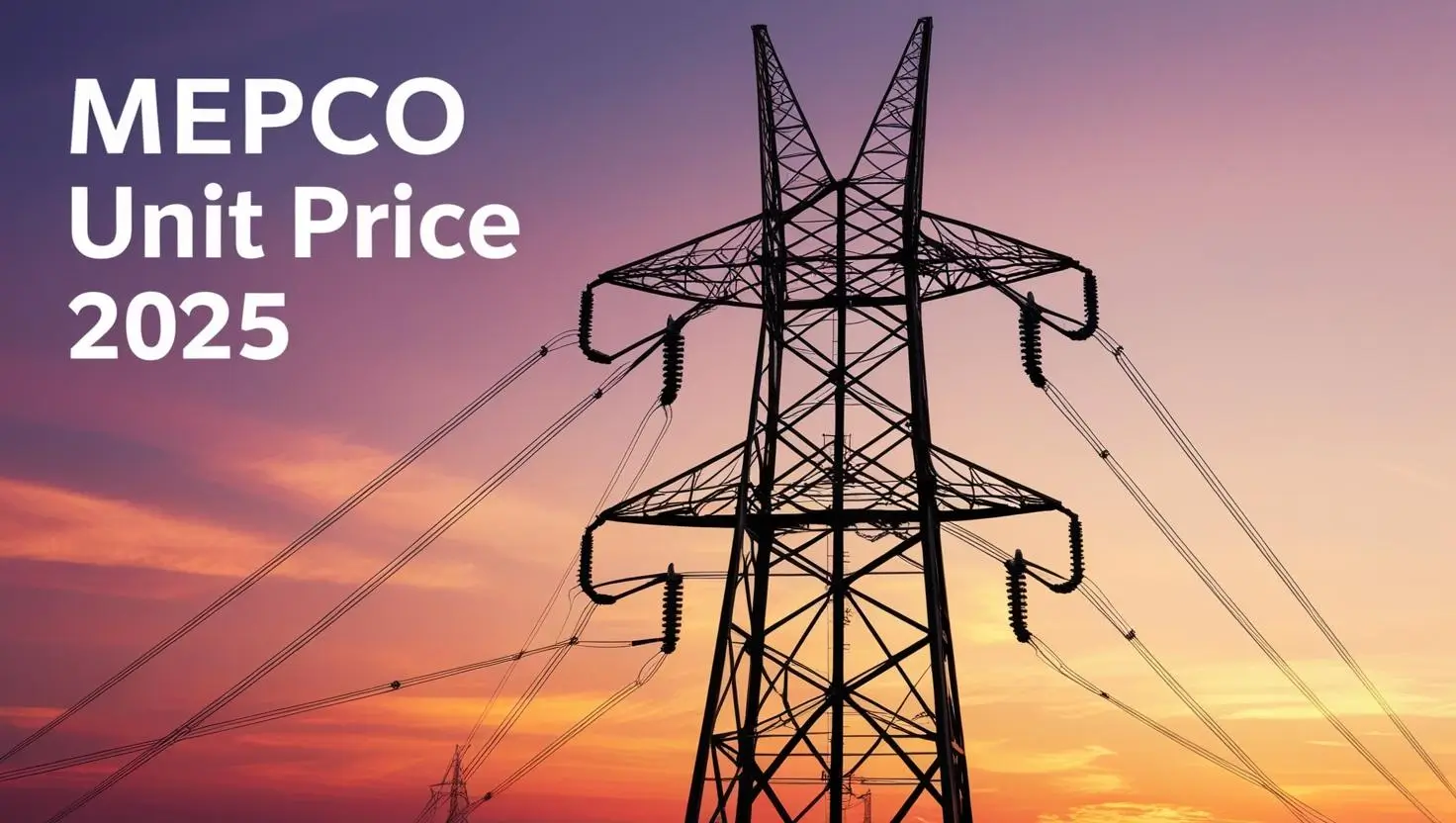 Monthly Rate Overview on MEPCO Unit Price 2025