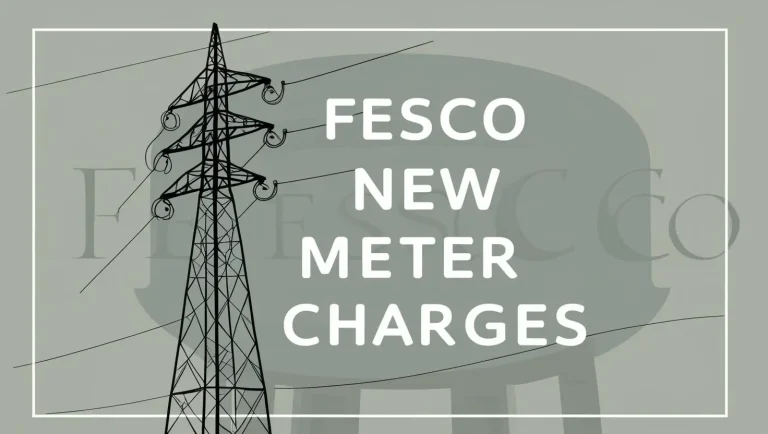 FESCO New Meter Charges - Demand Notice Fee 2025