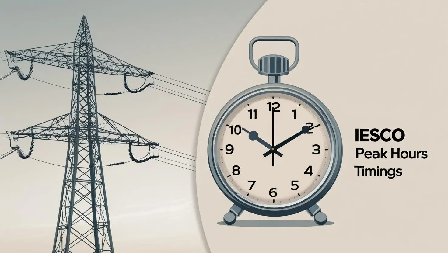 IESCO Peak Hours Timings 2025 (IESCO Off Peak Hours)