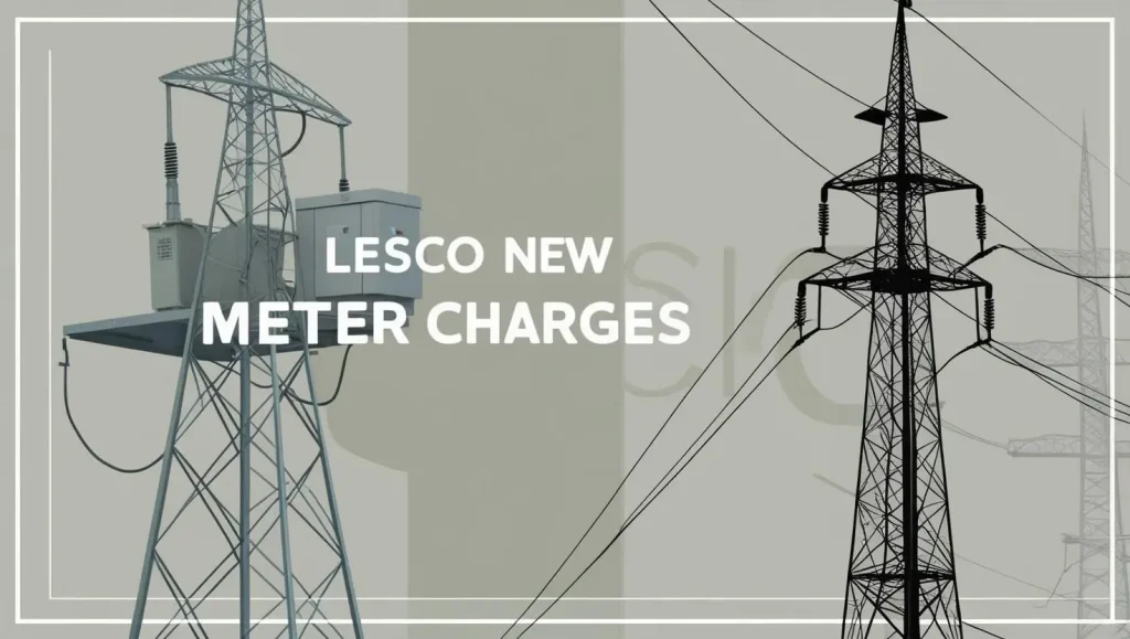 LESCO New Meter Charges - Demand Notice Fee 2025
