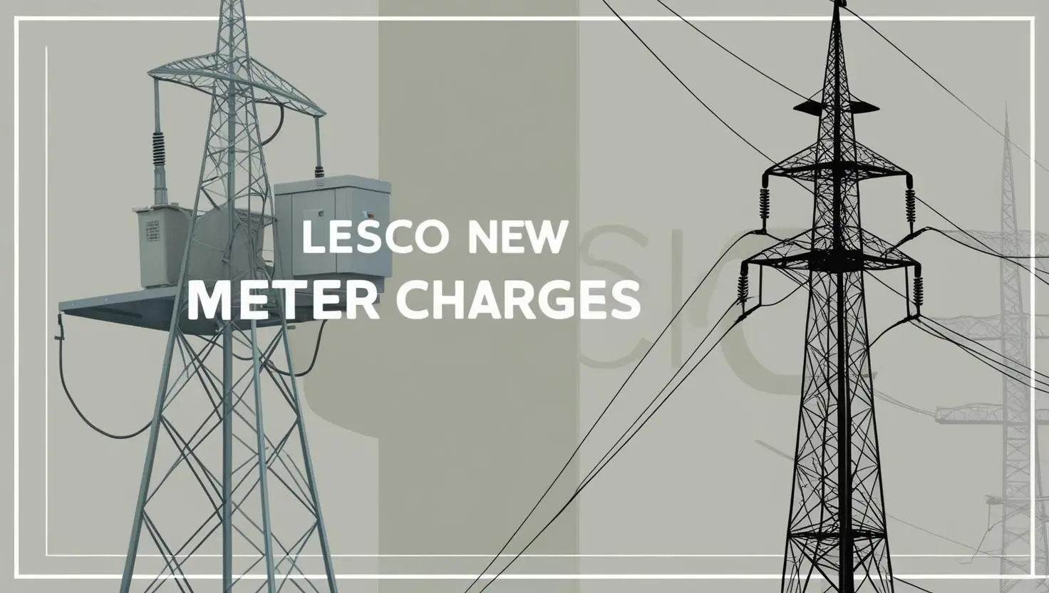 LESCO New Meter Charges - Demand Notice Fee 2025