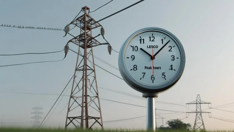 LESCO Peak Hours Timings 2025 (LESCO Off Peak Hours)