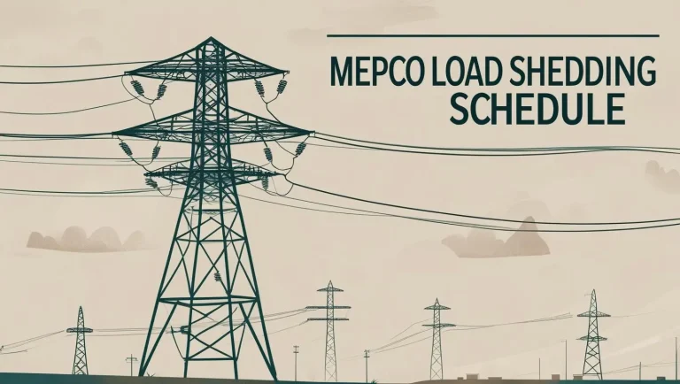 MEPCO Load Shedding Schedule 2025 & Tips for Managing Power Outages