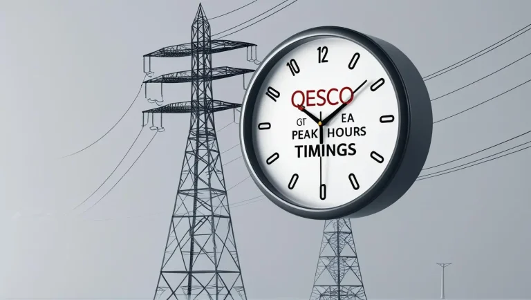 QESCO Peak Hours Timings 2025 (QESCO Off Peak Hours)