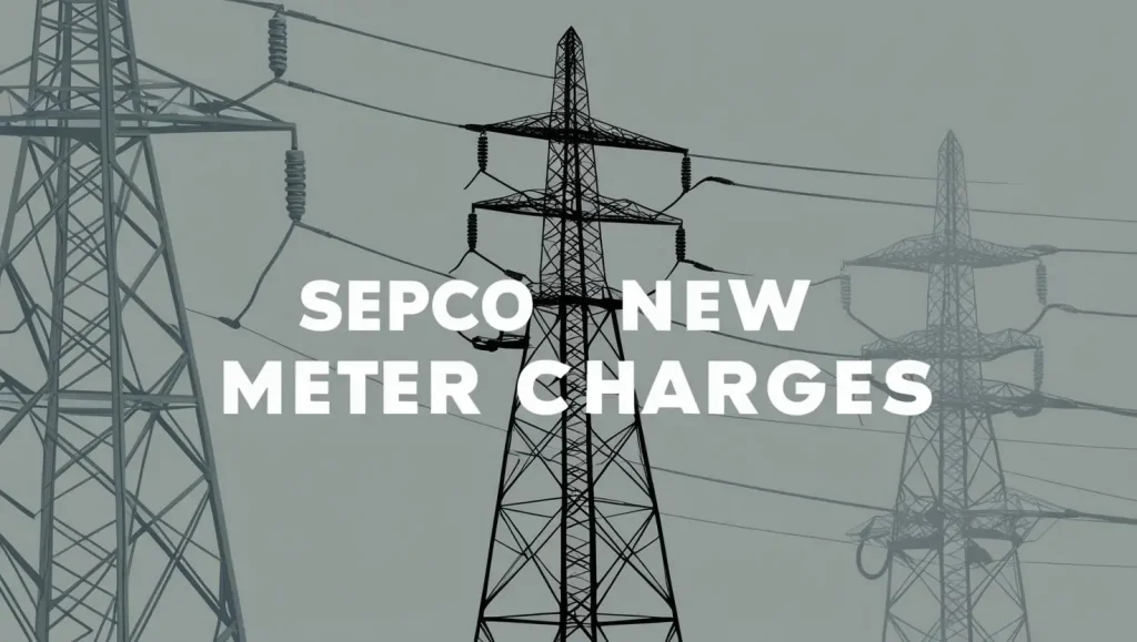 SEPCO New Meter Charges - Demand Notice Fee 2025