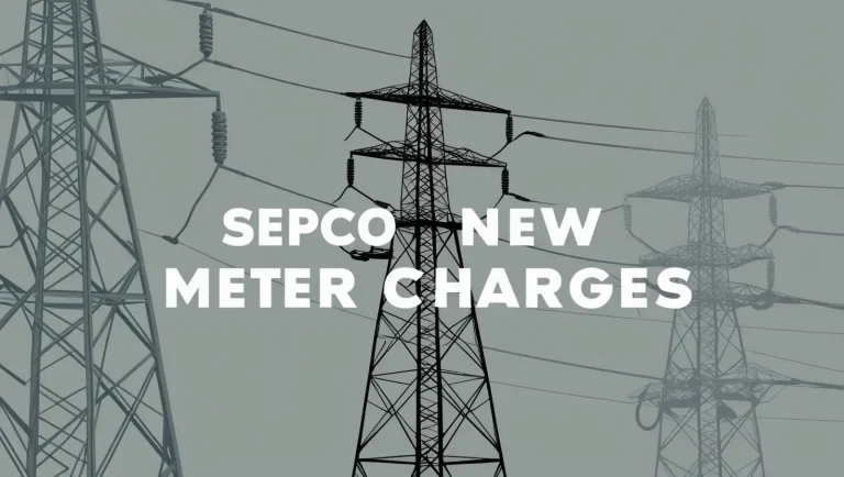 SEPCO New Meter Charges - Demand Notice Fee 2025