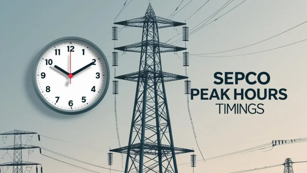 SEPCO Peak Hours Timings 2025 (SEPCO Off Peak Hours)