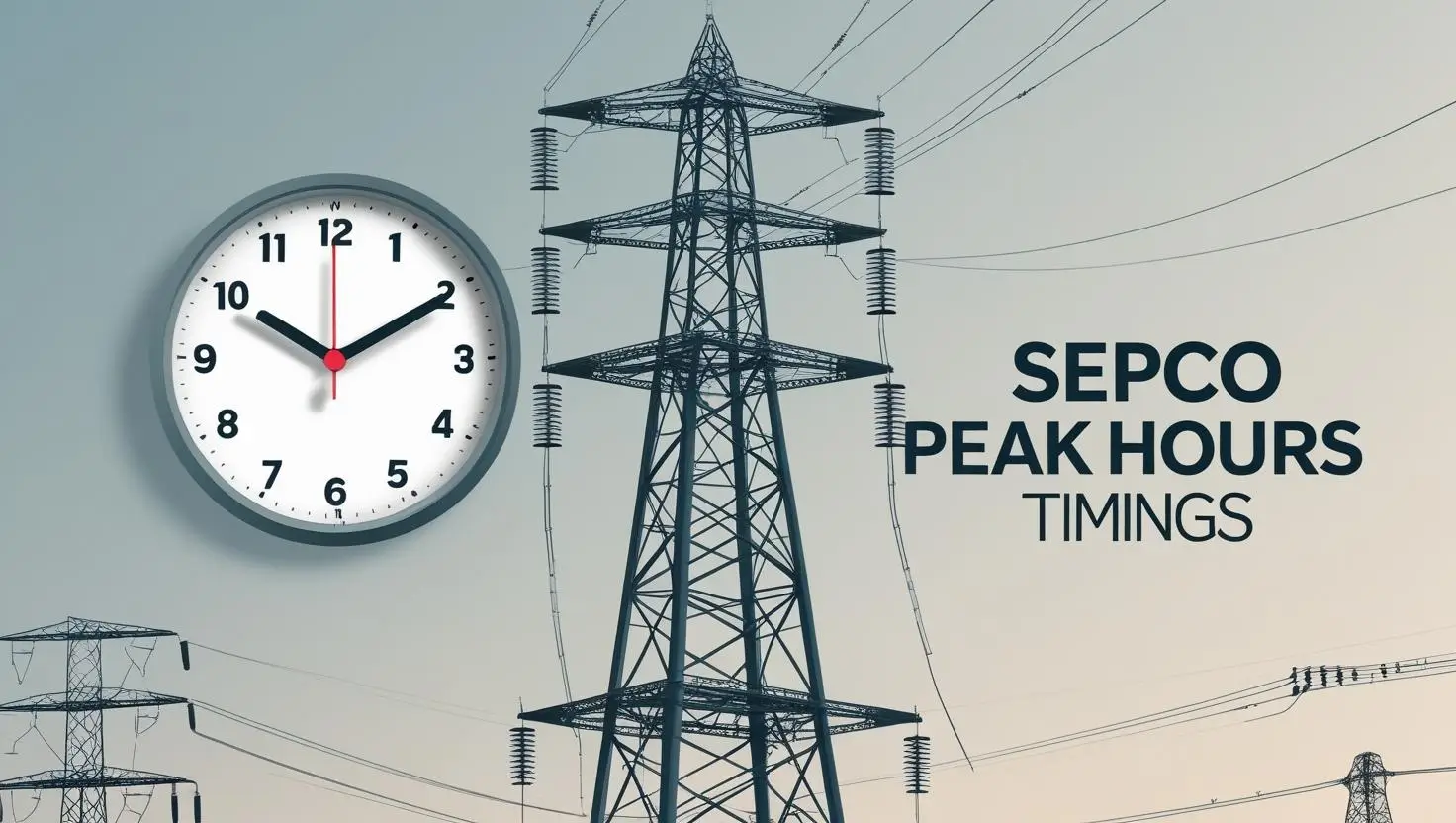 SEPCO Peak Hours Timings 2025 (SEPCO Off Peak Hours)